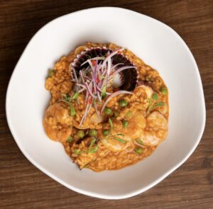 Arroz cremoso al wok