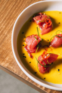 Tiradito de salmón